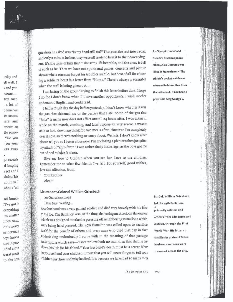 Alexander Decoteau: Edmonton: In Our Own Words, page 2. Archive no. 231462