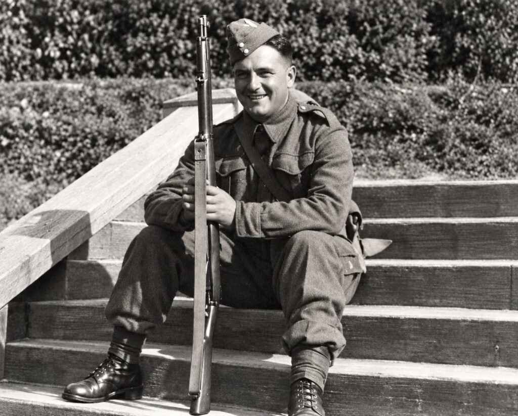 Lance Sergeant Joseph St. Germain: Enhanced photograph. Archive no. M17206
