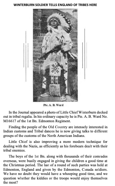 Albert B. Ward: 49er Magazine, July 1943, No. 36, “Chief Winterburn”